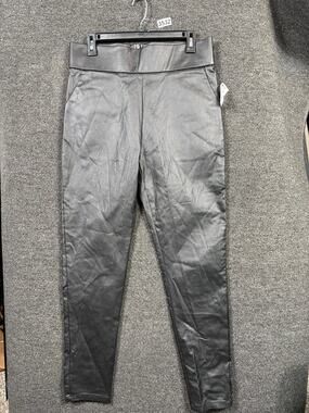 Akira Ammo Pants Womens 2XL Black Faux Leather High Rise Slim Fit Stretch NEW